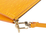 Louis Vuitton Yellow Epi Leather Pochette Accessoire Handbag