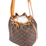 Louis Vuitton Canvas Monogram Sac Noe Petit Shoulder Bag