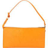 Louis Vuitton Orange EpI Leather Pochette Accessoire Handbag