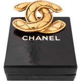 Chanel Matelasse CC Brooch