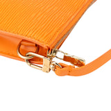 Louis Vuitton Orange EpI Leather Pochette Accessoire Handbag
