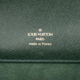 Louis Vuitton Vert Taiga Leather Serviette Kourad Business Handbag