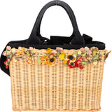 Prada Limited Floral Basket Handbag
