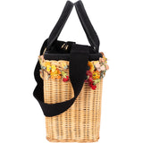 Prada Limited Floral Basket Handbag