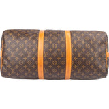 Louis Vuitton Canvas Monogram Keepall 50 Bandouliere