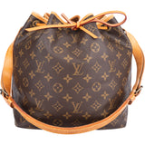 Louis Vuitton Canvas Monogram Sac Noe Petit Shoulder Bag