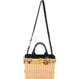 Prada Limited Floral Basket Handbag