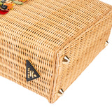 Prada Limited Floral Basket Handbag