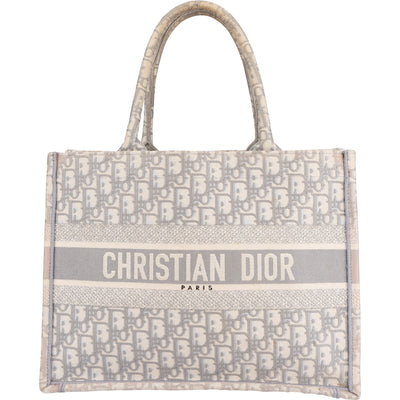 Christian Dior Medium Book Tote Monogram Handbag - vintageandkickz
