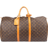 Louis Vuitton Canvas Monogram Keepall 55