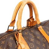 Louis Vuitton Canvas Monogram Keepall 55