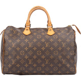 Louis Vuitton Canvas Monogram Speedy 35 Handbag
