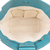 Gucci Blue Leather Swing Handbag