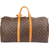 Louis Vuitton Canvas Monogram Keepall 55