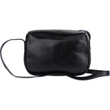 Celine Black Calfskin Triomphe Crossbody Bag