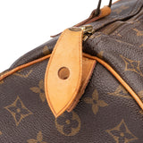 Louis Vuitton Canvas Monogram Speedy 35 Handbag