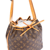 Louis Vuitton Canvas Monogram Sac Noe Petit Shoulder Bag