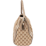 Gucci GG Monogram Bamboo Handbag