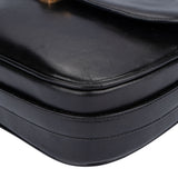 Celine Black Calfskin Triomphe Crossbody Bag