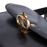 Celine Black Calfskin Triomphe Crossbody Bag