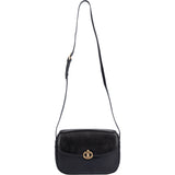 Celine Black Calfskin Triomphe Crossbody Bag