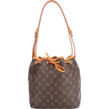 Louis Vuitton Canvas Monogram Sac Noe Petit Shoulder Bag