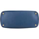 Prada Blue Saffiano Leather Galleria Handbag