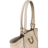 Gucci GG Leather Monogram Abbey Handbag