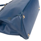 Prada Blue Saffiano Leather Galleria Handbag