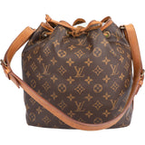 Louis Vuitton Canvas Monogram Sac Noe Petit Shoulder Bag