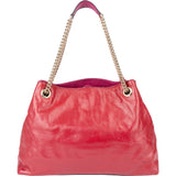 Gucci Pink Patent Leather GG Soho Shoulder Bag