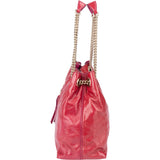 Gucci Pink Patent Leather GG Soho Shoulder Bag