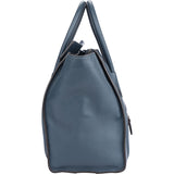 Celine Blue Leather Luggage Handbag