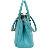 Prada Turquoise Saffiano Leather Galleria Handbag
