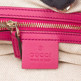 Gucci Pink Patent Leather GG Soho Shoulder Bag