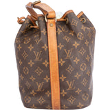 Louis Vuitton Canvas Monogram Sac Noe Petit Shoulder Bag