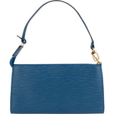 Louis Vuitton Blue Epi Leather Pochette Accessoires Handbag