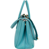 Prada Turquoise Saffiano Leather Galleria Handbag