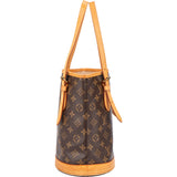 Louis Vuitton Canvas Monogram Bucket Bag PM Handbag