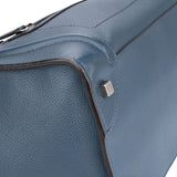 Celine Blue Leather Luggage Handbag