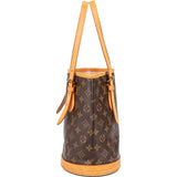 Louis Vuitton Canvas Monogram Bucket Bag PM Handbag