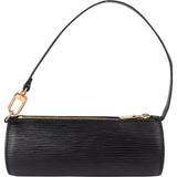 Louis Vuitton Noir Epi Leather Soufflot Handbag