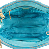 Prada Turquoise Saffiano Leather Galleria Handbag