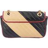 Gucci Tricolor Leather GG Marmont Crossbody Bag