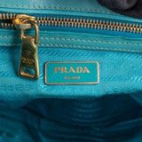 Prada Turquoise Saffiano Leather Galleria Handbag