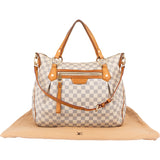 Louis Vuitton Damier Azur Monogram Evora MM Handbag