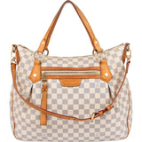 Louis Vuitton Damier Azur Monogram Evora MM Handbag