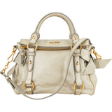 Miu Miu Classic Leather City Handbag