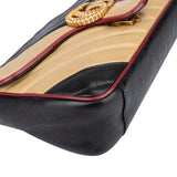 Gucci Tricolor Leather GG Marmont Crossbody Bag
