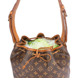 Louis Vuitton Canvas Monogram Sac Noe Petit Shoulder Bag